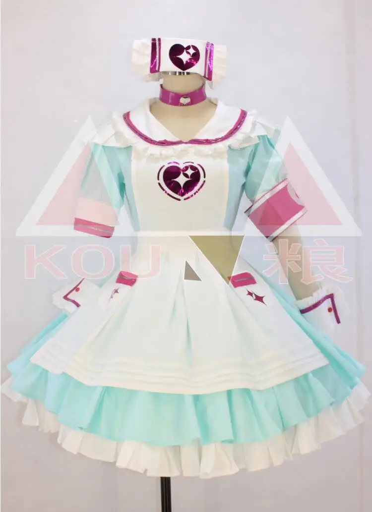 Riamu Yumemi THE IDOLM@ STER косплэй Riamu Yumemi костюм горничной платье Женский индивидуальный заказ/размеры