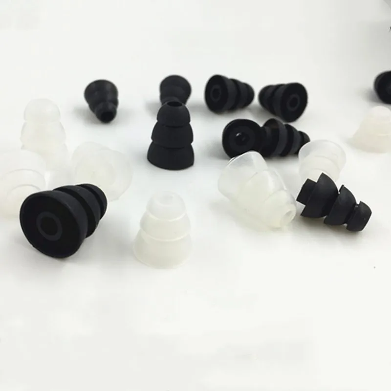 6 пар трехслойные силиконовые наушники вкладыши сменные для наушников вкладышей
