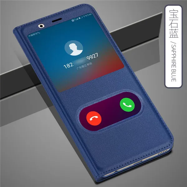 WeeYRN открытого окна кожаный флип чехлы чехол на huawei honor 7A DUA-L22 RU 5,45 7A Pro Роскошный чехол на huawei honor 7C AUM-L41 LND-L29 чехол книжка Хуавей Хонор 7A DUA-L22 7A про 7C AUM-L41 LND-L29 - Цвет: blue