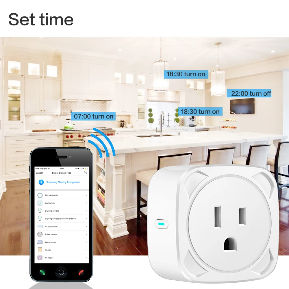 Умный дом штекер беспроводной wifi Пульт дистанционного управления UK/US/EU поддержка Alexa Google домашняя розетка синхронизации умная розетка мощность PK Sonoff