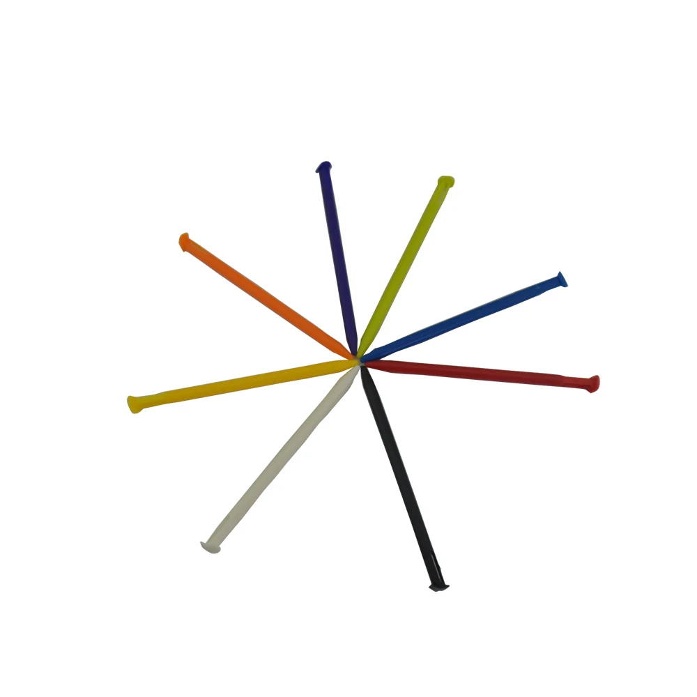 100 шт много многоцветные пластиковые стилус для сенсорного экрана портативная