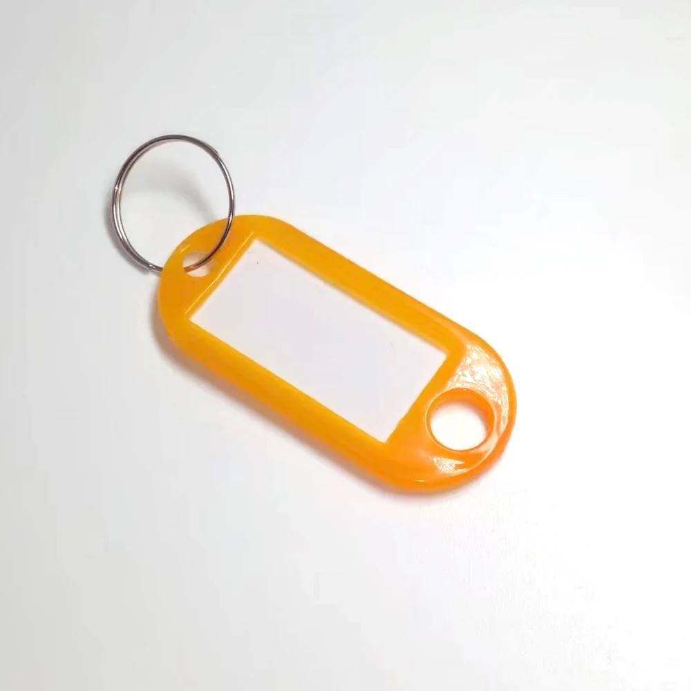 Orange Suti 20 шт лучший отель пронумерованные ABS пластиковые брелки бирки для связки ключей брелок бирки - Цвет: Orange
