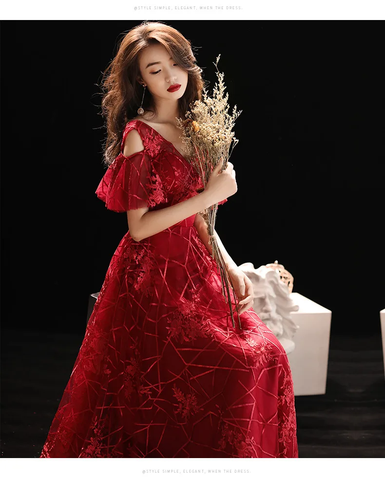 Robe De Soiree вечернее платье Длинные Кружевные фатиновые праздничные платья с