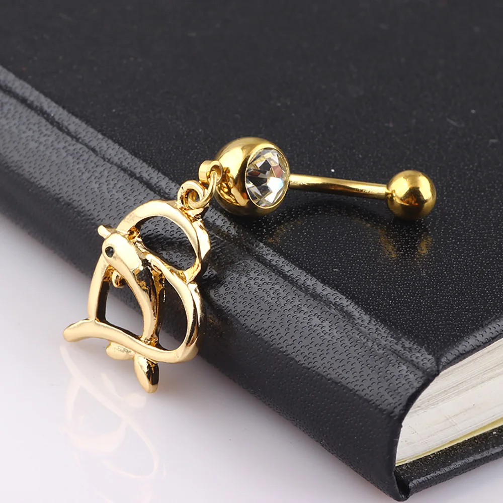 dolphins navel belly button rings piercing ombligo nombril ring orecchini piercings helix |
