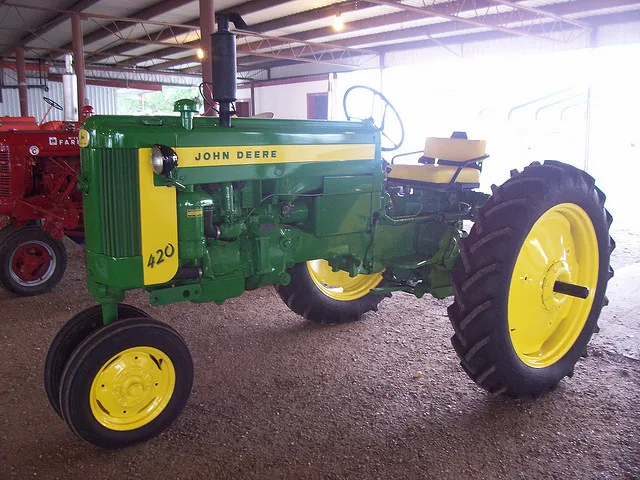 Deere KNL HOBBY J-KNL J 420 тракторные прицепы модель фермерского автомобиля игрушечный акт