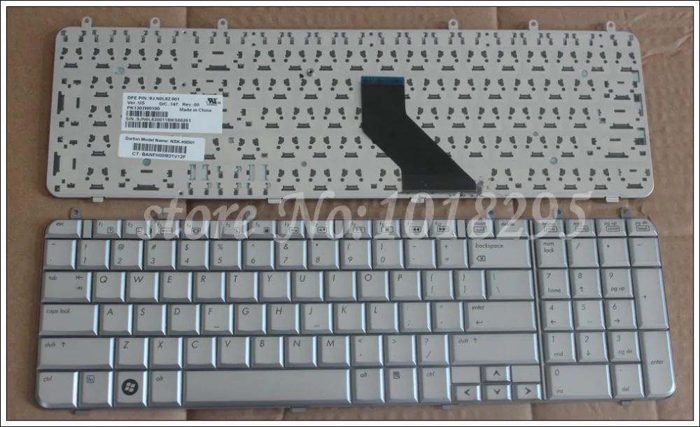 Новая Клавиатура ноутбука США для HP Pavilion DV7 1000 клавиатура NSK H8401 8001|Клавиатуры