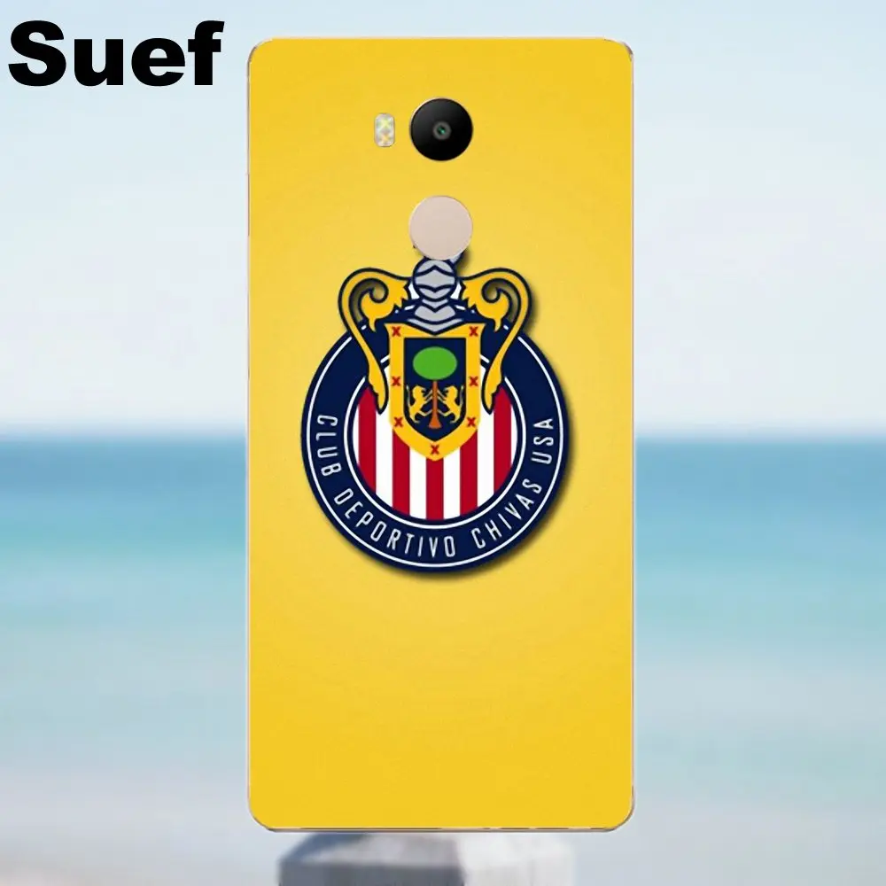 Чехол из ТПУ с логотипом Suef Cd Chivas Usa Sports Mls Team для Xiaomi Redmi 4 3 3S Pro Mi3 Mi4 Mi4i Mi4C Mi5 Mi5S Mi Max Note