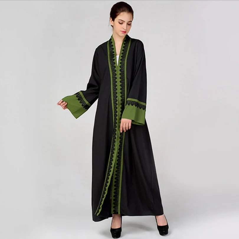 Оптовая продажа кружевное платье для взрослых Abayas 2018 настоящая женская одежда
