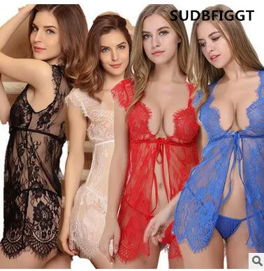 Новинка 2017 летняя женская пижама сексуальная Кружевная комбинация|lace slip|ladies