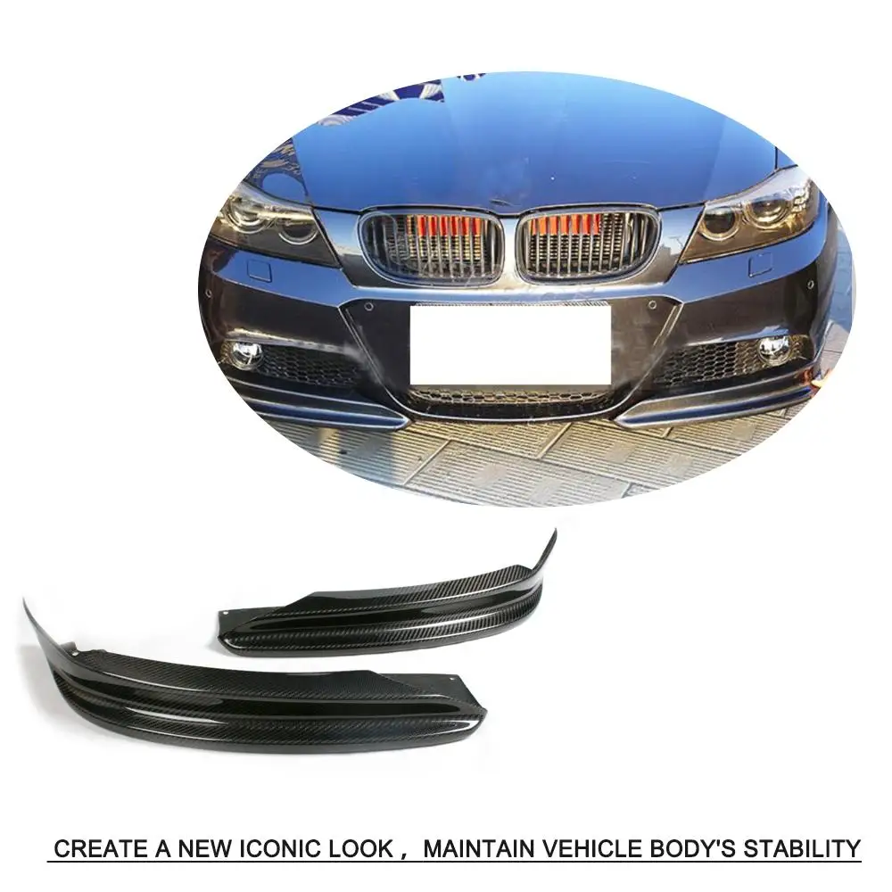 Для BMW 3 серии E90 LCI M Sport Sedan 4 дверный 2009 2011 передний бампер разветвители губы из