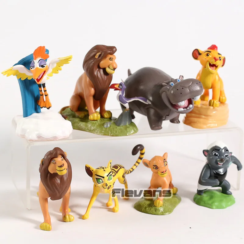 Лев Guard возврат роара Simba Kion Beshte Fuli Ono Kiara мини лев Король Фигурки игрушки 8 шт./компл