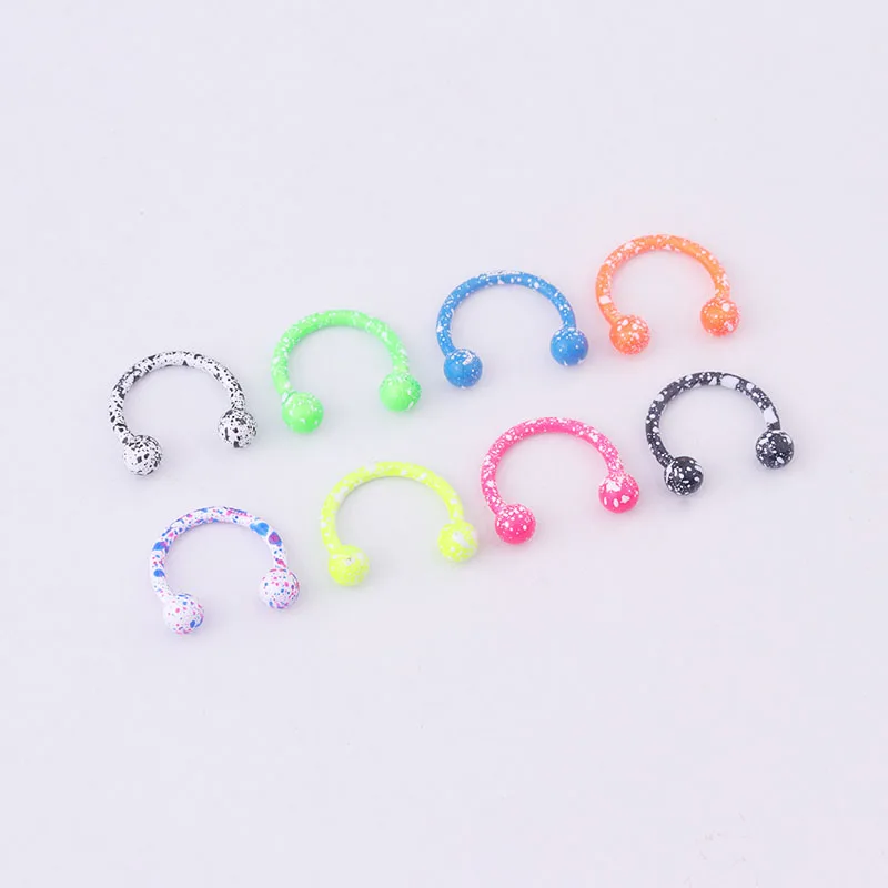 Продаем наборы для ухода за кожей бижутерия пирсинга микс 8 шт. 16G