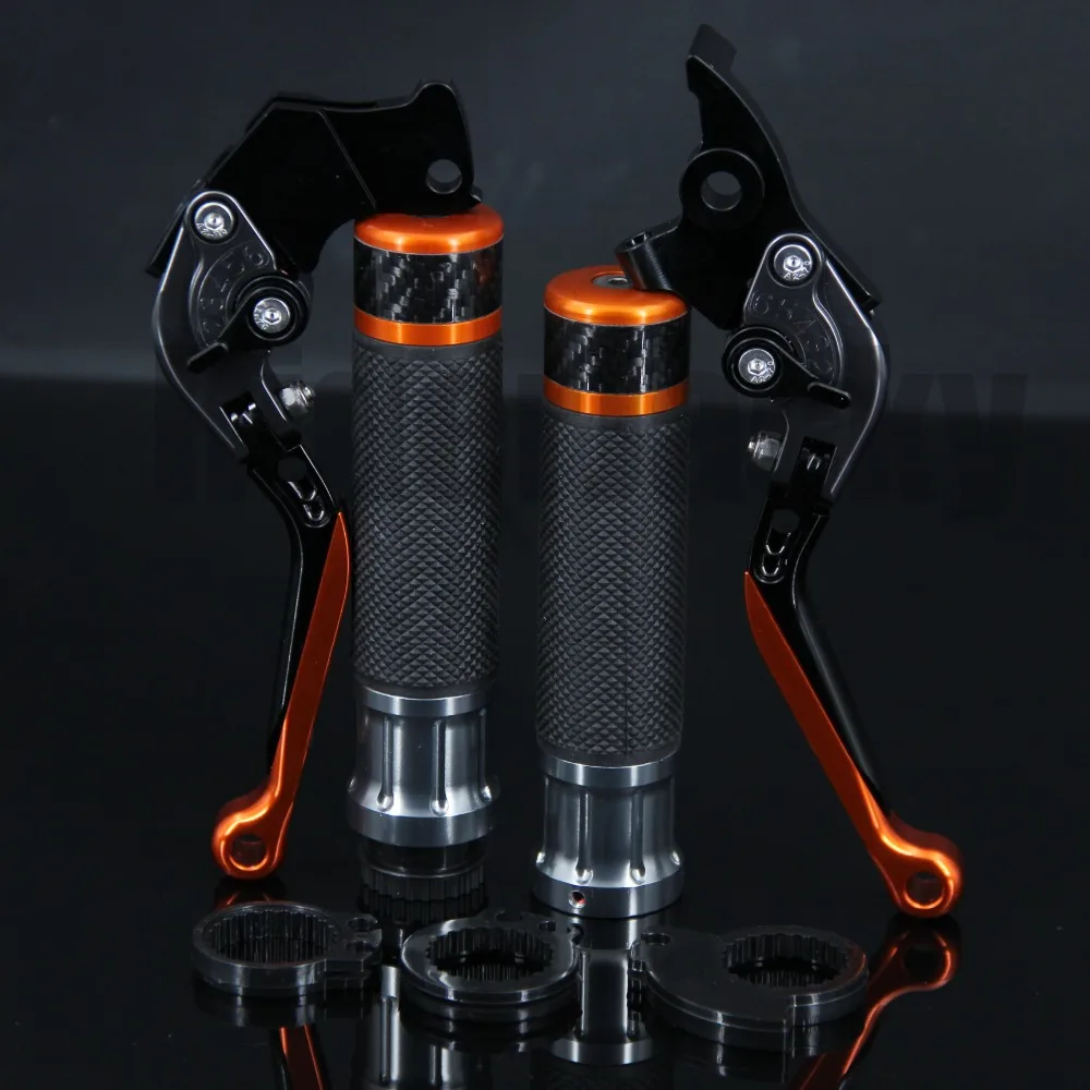 Рычаги тормозной муфты RiderJacky CNC + ручки руля для KTM 1290 Super Duke R/GT 2014 2017 2015 2016|brake clutch