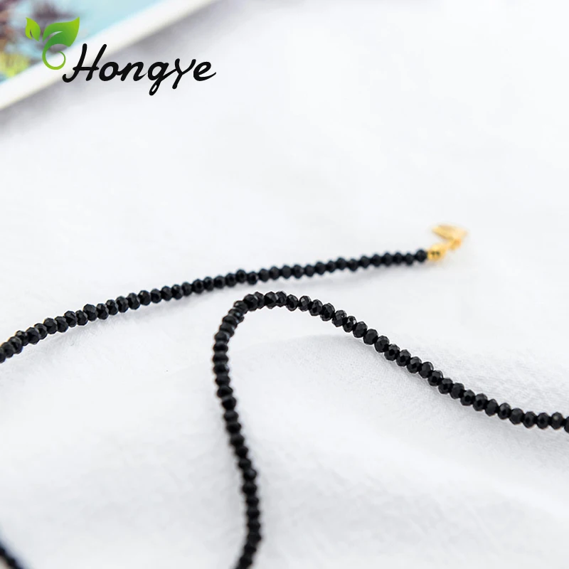 Роскошное ожерелье Hongye с подвеской из рисовой жемчужины для девочек Черная