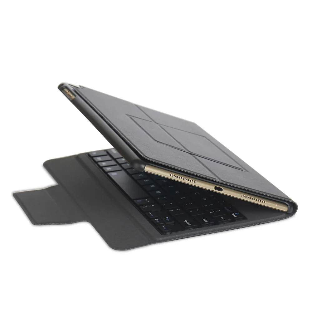 Планшет клавиатура для iPad Pro 9 7 Air1/2 ультра алюминиевая Bluetooth с кожаным чехлом