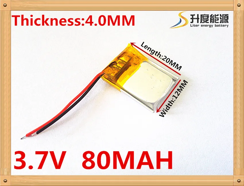 3 7 V литий полимерная батарея 041220 401220 041120 MP3 MP4 MP5 Bluetooth гарнитура|Батареи для MP3/MP4