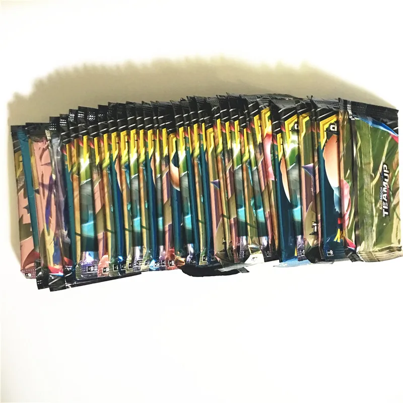 36 пачек Pocemon card в упаковке, альбомная игрушка, новинка, подарочная карта, серия альбомов, топ Пак, Poker Card, всего 324 карт - Цвет: Светло-серый