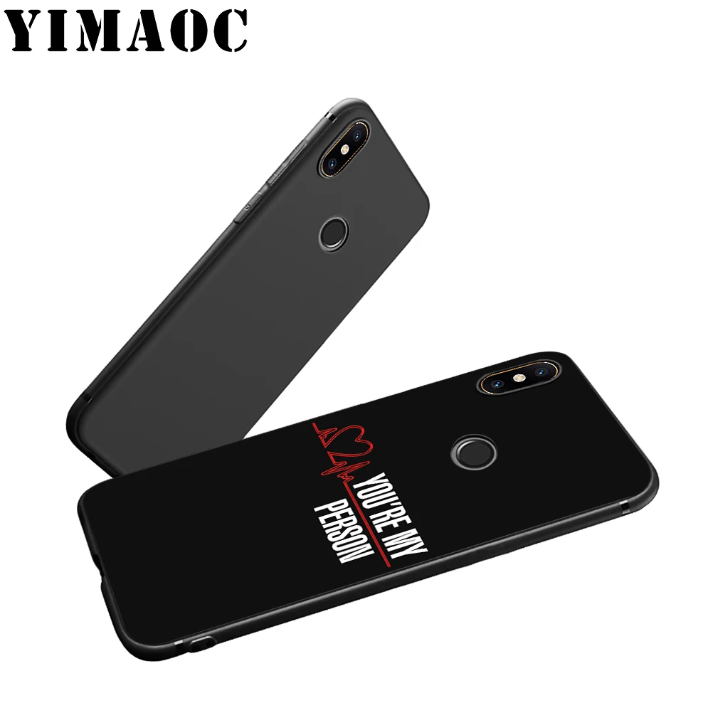 YIMAOC Greys Anatomy Movie Soft Silicone Case for Xiaomi Redmi Note 9 Mi 8 Se 7 6 6A A1 A2 4X 4A 5A 5 MAX 3 MiA1 |