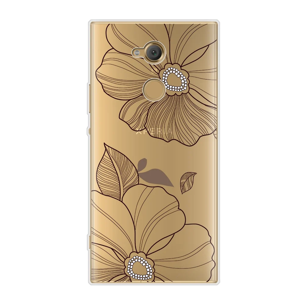 ASTUBIA Case For Sony Xperia XA2 Ultra Silicone Stripe Mandala Flower Cover XA1 XA |