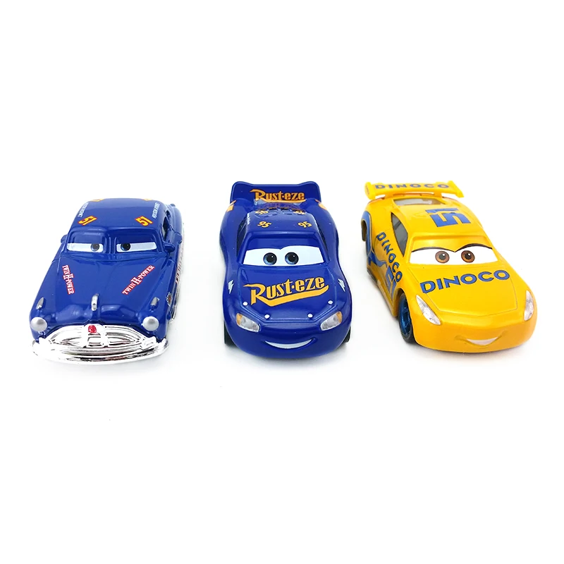 Дисней Pixar тачки Сказочный Маккуин Хадсон Хорнет &amp Dinoco Круз Рамирез Diecast