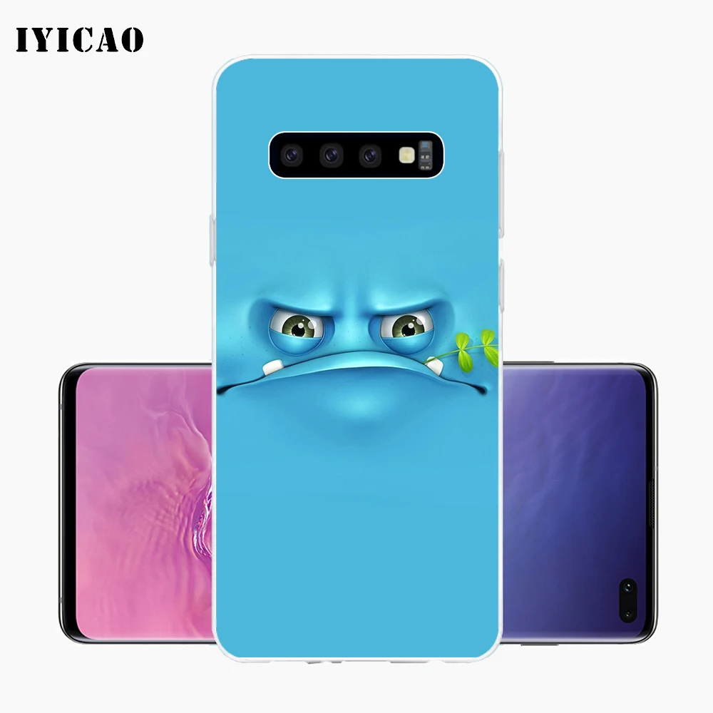 IYICAO милый 3D Мягкий силиконовый чехол для телефона Samsung Galaxy S10e S10 S9 S8 Plus S7 Edge TPU |