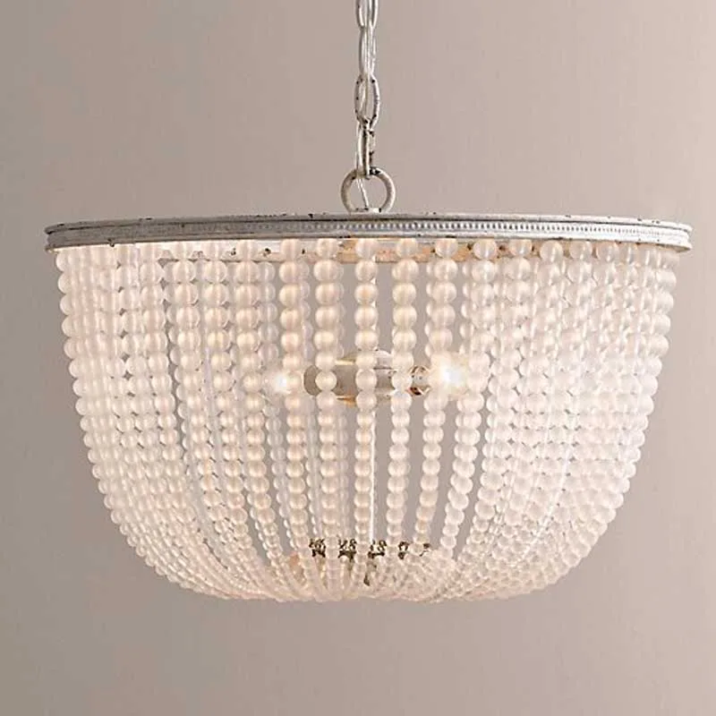 Z люстра во французском стиле ретро пасторальная для спальни детской комнаты