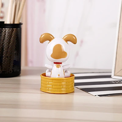 07-Dog Ornament 1 шт., автомобильные аксессуары, украшение, прекрасный, на солнечных батареях, качающаяся, качающаяся голова, собака, милый автомобиль, собака, кукла, автомобильное украшение, приборная панель, игрушка - Название цвета: 07-Dog Ornament