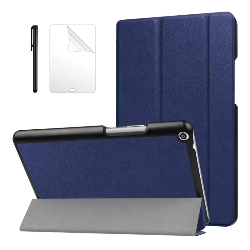 Тонкий чехол-книжка из искусственной кожи для Huawei MediaPad T3 8 0 дюйма искусственная