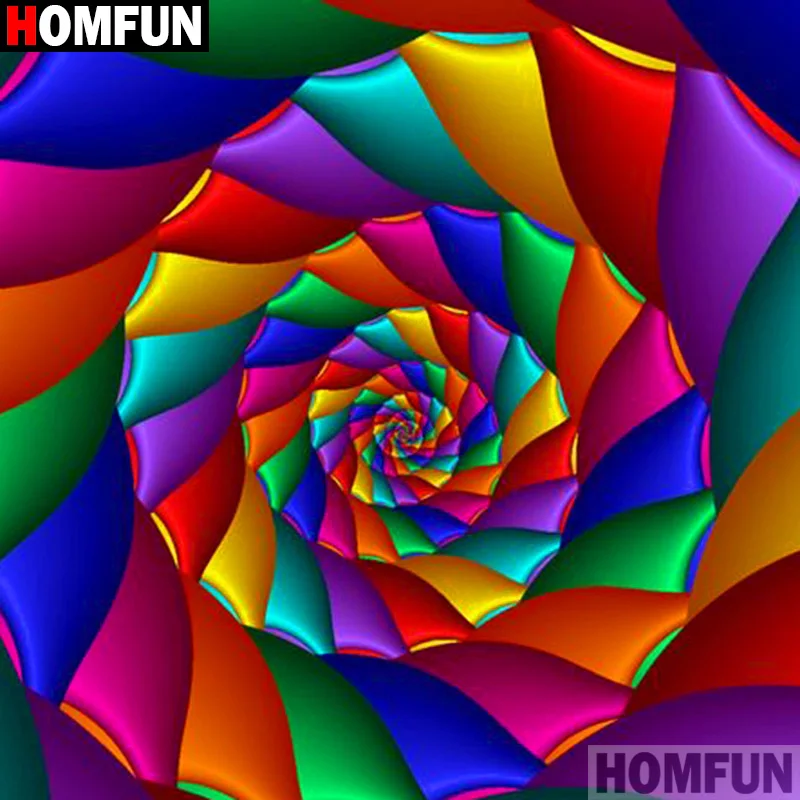 Алмазная 5D картина HOMFUN сделай сам вышивка крестиком с полными