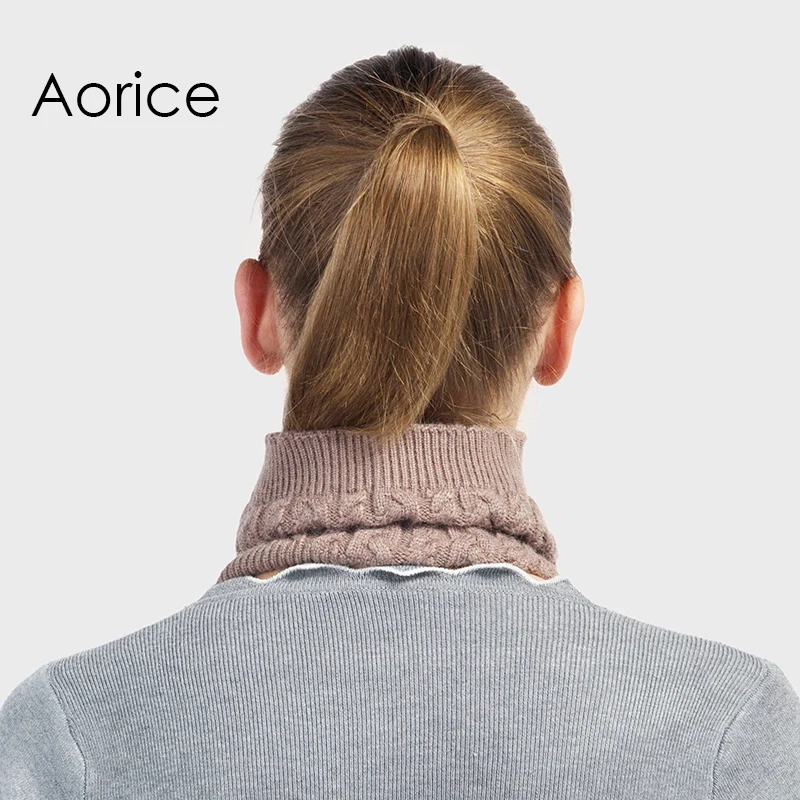 Зимняя брендовая шапка Aorice однотонные вязаные шапки с воротником используются