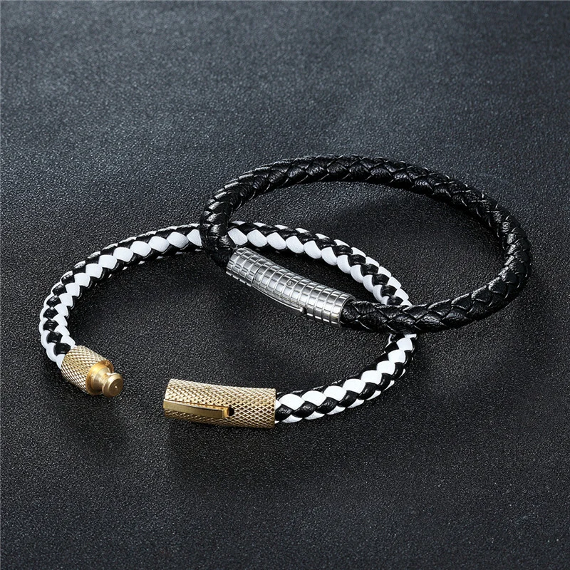 Новый Модный женский браслет популярный стильный простой мужской с пряжкой |