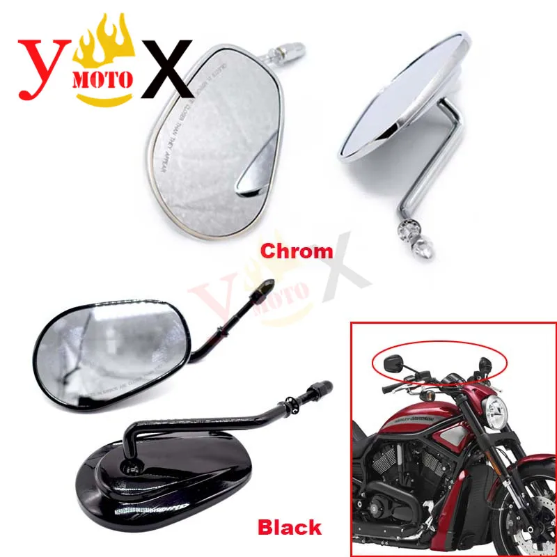 Зеркало заднего вида для мотоцикла Harley Sportster 883 1200 48 XL1200X Iron XL883N 72 XL1200V Custom XL1200