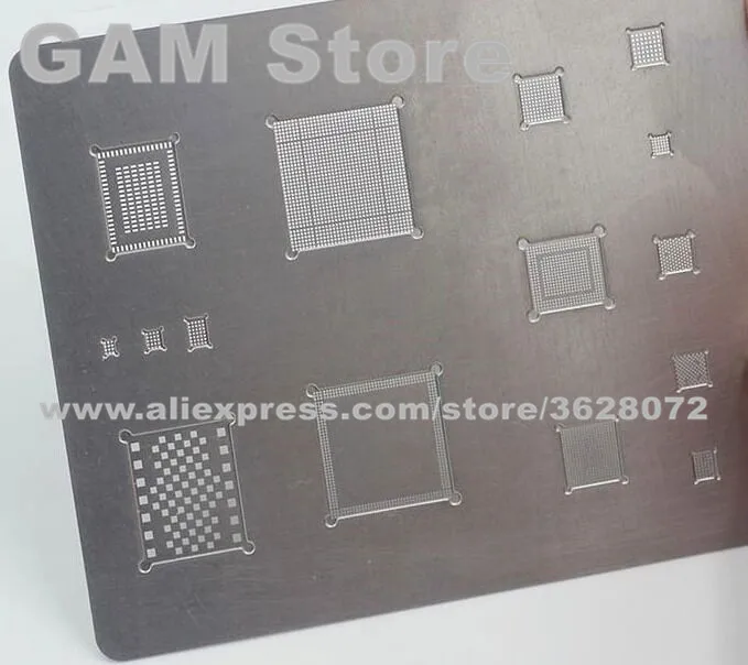 Для iPhone 6 6 P 6plus 3D BGA трафарет A8 процессор оперативная память Baseband мощность Wi-Fi аудио зарядное устройство IC реболлинга Pin прямого нагрева шаблон