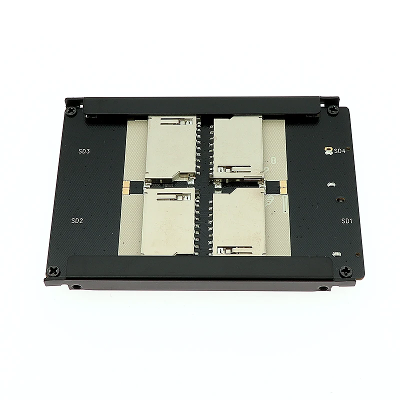 Оптовая продажа 4 порта SD/SDHC/SDXC/MMC флэш карта памяти на SATA адаптер как 2 5 &quotSATA SSD| |