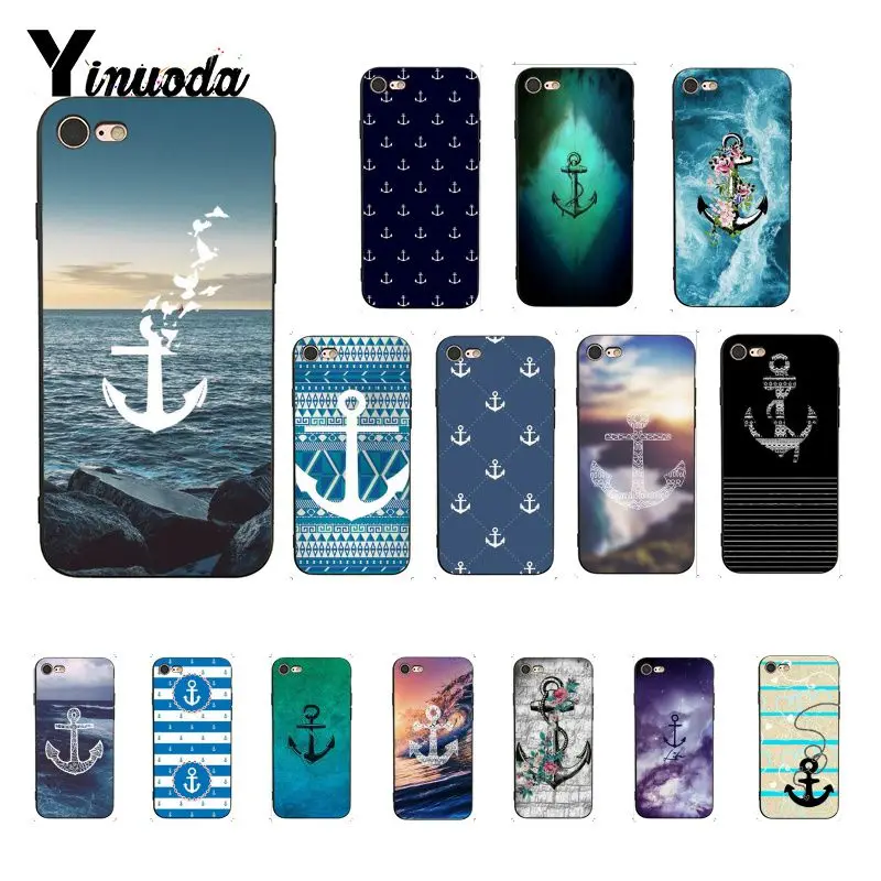 Yinuoda якорь машина Новинка чехол для телефона Fundas iPhone 8 7 6 6S Plus X XS MAX 5 5S SE XR