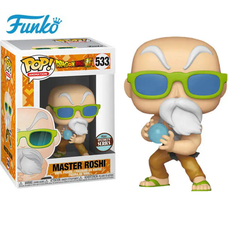 FUNKO POP Японский Амин Dragon Ball #533 мастер Roshi фигурка игрушки коллекционная виниловая
