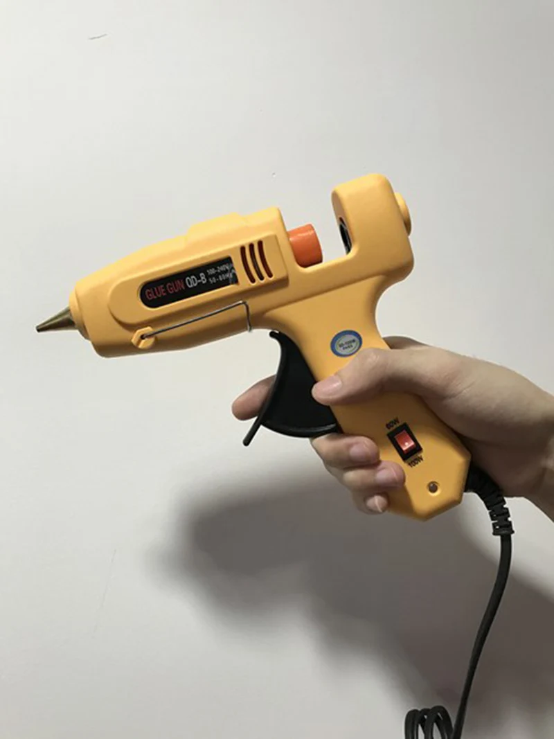 60-100 вт DIY термоклеевой пистолет+ 10 шт. клеевые палочки Электрический силиконовый пистолет тепловой инструмент для ремонта