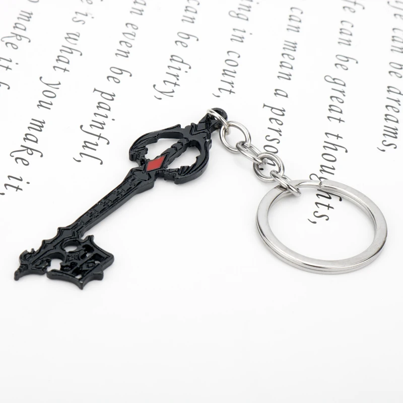 dongsheng jewelry Anime Keychain Kingdom Hearts Oblivion Keyblade Black Metal Pendant Keyrings Key Chain | Украшения и аксессуары