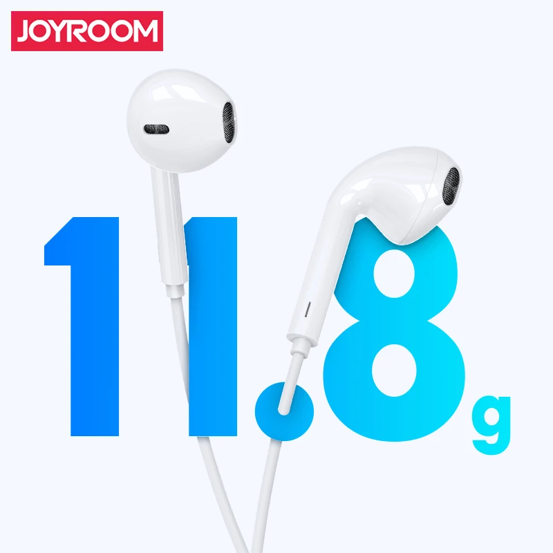 JOYROOM наушники в ухо проводные Bluetooth для Apple iPhone XS Max XR 7 8 Plus с микрофоном|Наушники и
