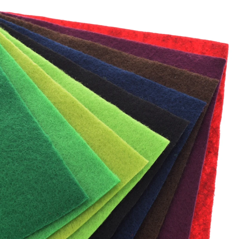 Нетканая войлочная ткань толщиной 1 мм мягкий войлок из полиэстера для домашнего