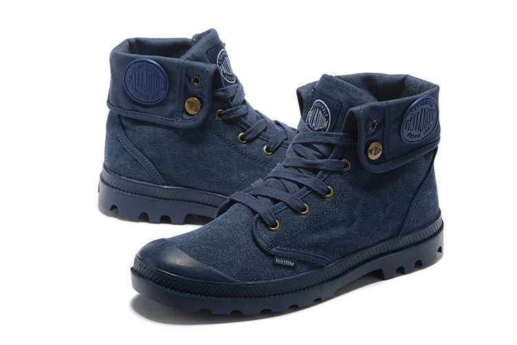 PALLADIUM Pallabrouse Blue jeans Sneakers Turn help Men Military Ankle Boots Canvas Casual Shoes Eur Size 39-45 |