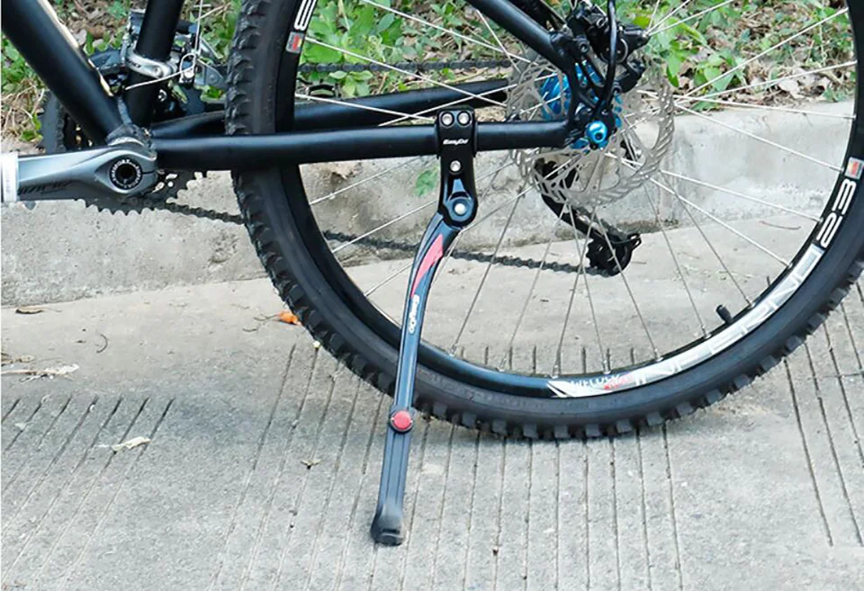 MTB велосипед Kickstand парковка стойки MTB горный велосипед Поддержка боковой удар подставка для ног Brace 24 ''-29'' регулируемый 35-42 см