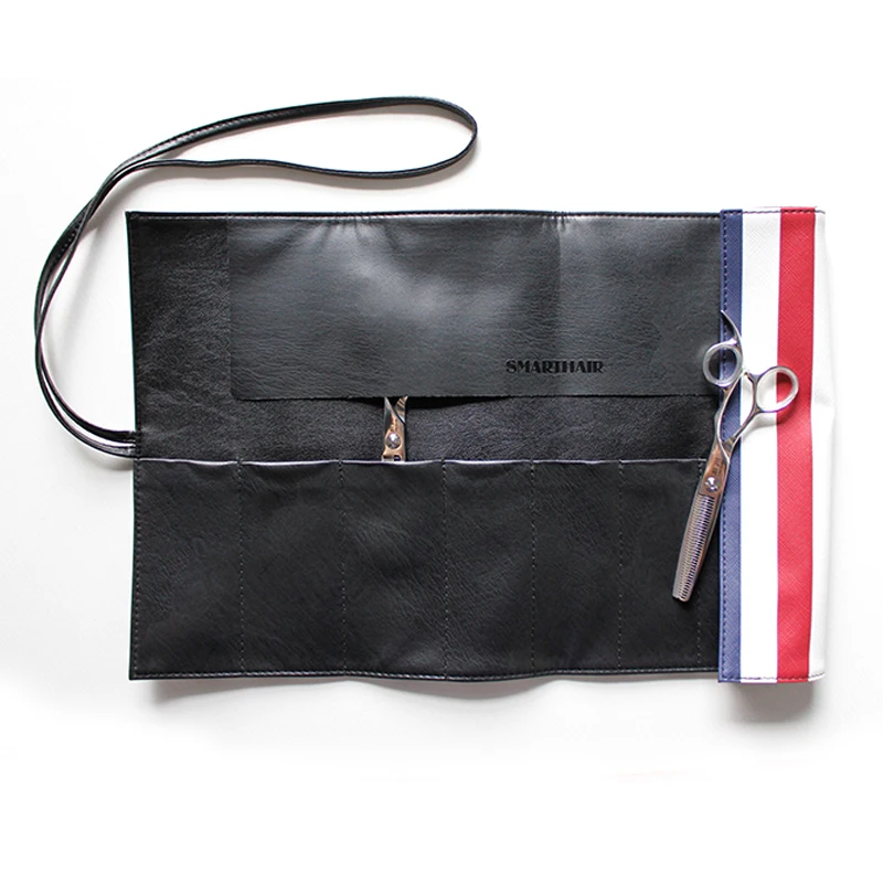 

Waterproof PU Leather Hair Scissors Bags Salon Tools Scissor Shears Combs Clips Holder Foldable Portable Case Beauty Salon 1261