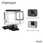 Водонепроницаемый чехол Vamson, Защитный корпус для дайвинга для GoPro Hero 7, аксессуары для камеры белогосеребристого цвета, 60m -VP650