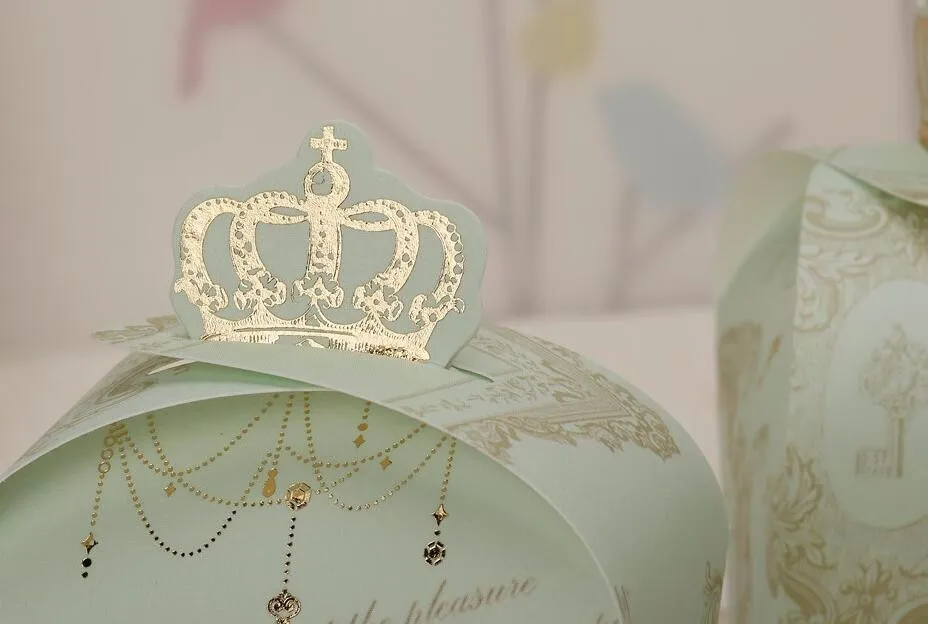 Креативная коробка конфет в форме короны для свадебного банкета конфетная сумка