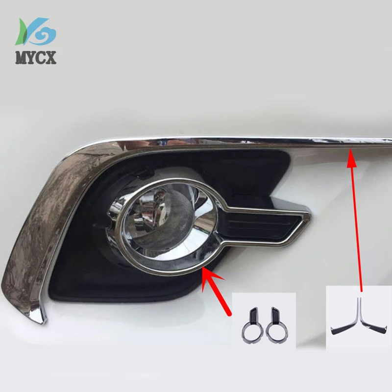 2017 для toyota hilux chrome trim revo Противотуманные фары 2015 2016 декоративная пластина - купить