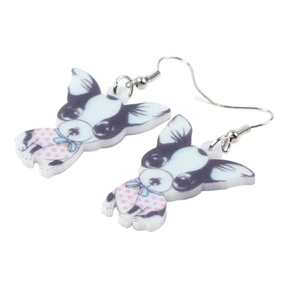 Бренд Newei акриловые чихуахуа ожерелье серьги ювелирные наборы чокер воротник