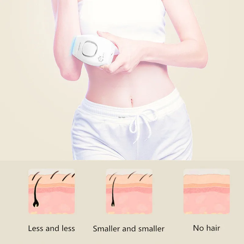 Лазерный инструмент для удаления волос бытовой средства ухода за кожей