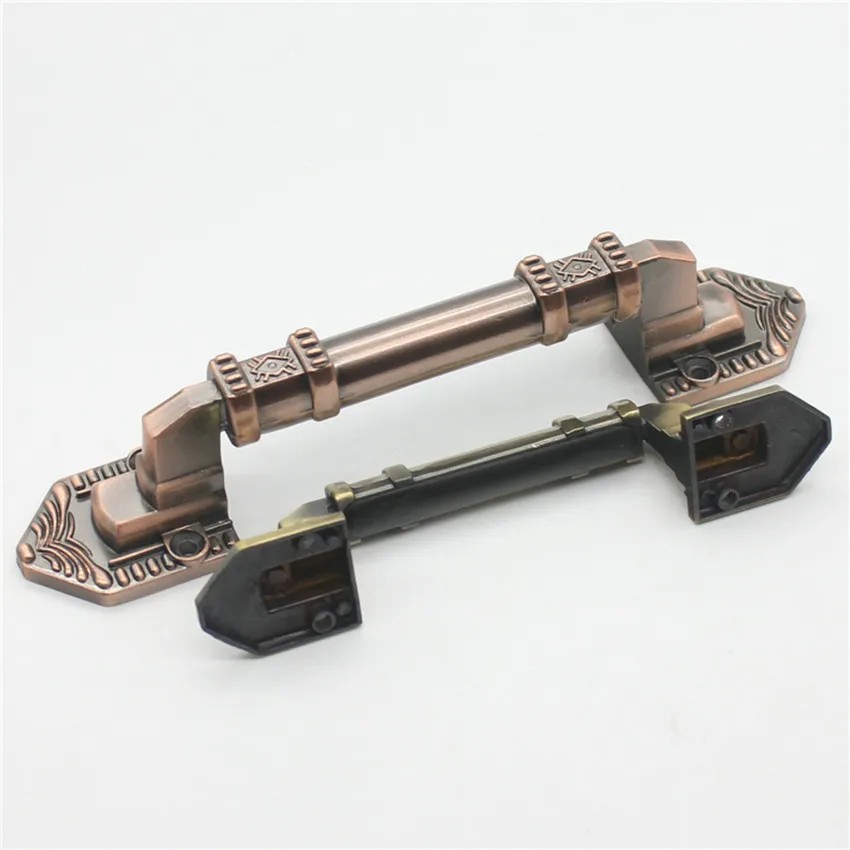 300 мм винтажная раскладная ручка для деревянных дверей бронзовая двойного