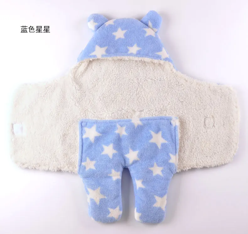 Новый спальный мешок для младенцев Осень-Зима s как конверт новорожденных кокон